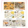 Kawaii Design Landscape Sticker Special Economic Zone DIY Pocket Scene  Home Decoration