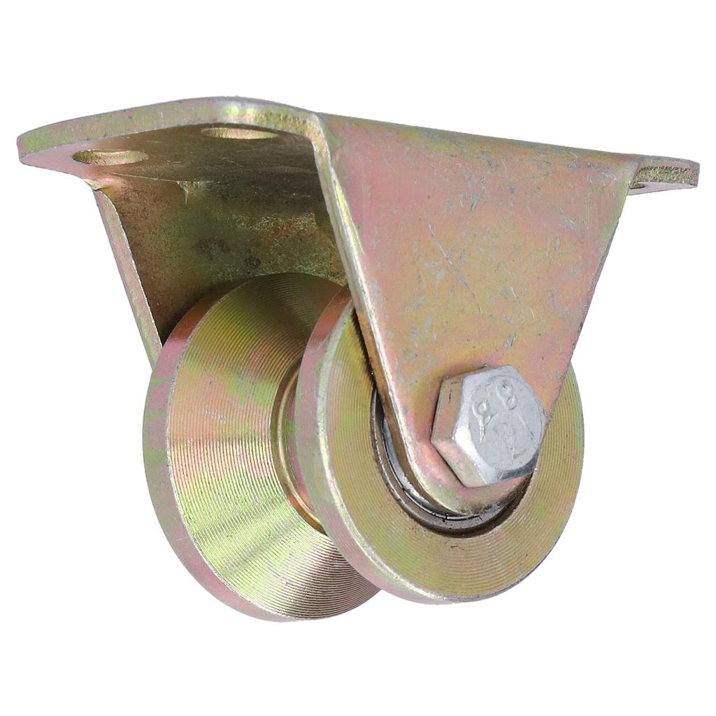 32mm V‑Type Wheel Heavy Duty Wire Rope Rail with 2.5mm Bracket for Moving Door
