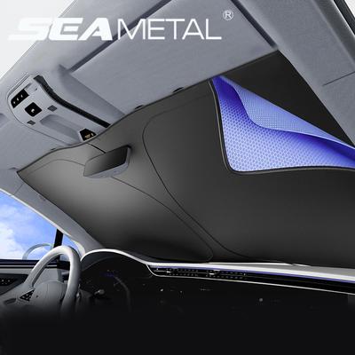 Car Windshield Sun Shade Cover Black Glue Coating Sunshade Foldable Thicken Front Window UV Refletive Protection Cover