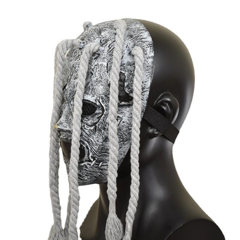 Slipknot Actieve Knoop Masker Met Latex Cosplay Voor Halloween En Feestvermaak