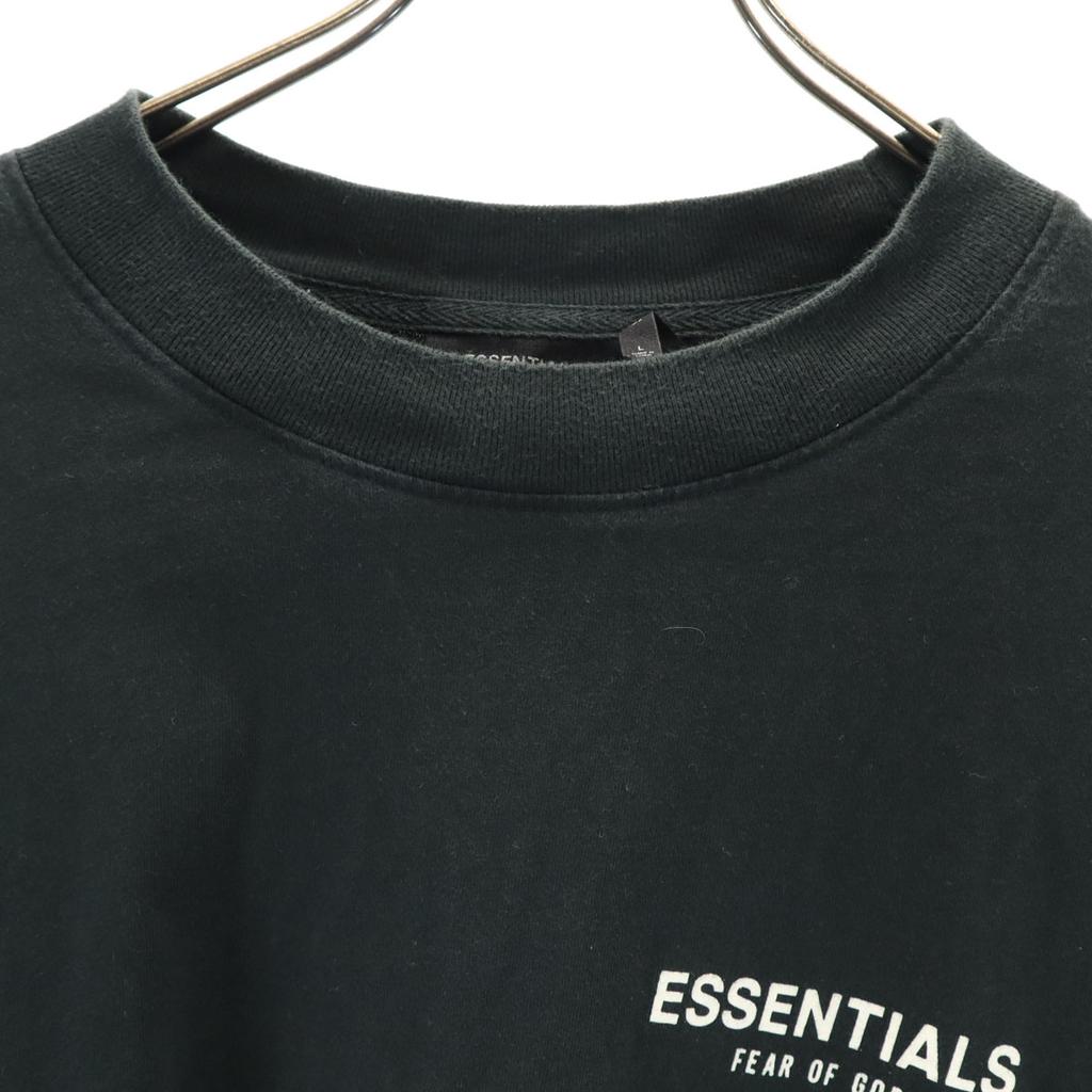 Essentials Back Print Long Sleeve Print T-shirt L Black Ron T Men's Used