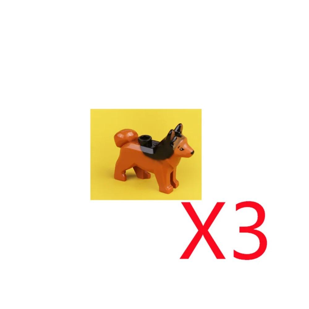 MOC City Animal Building Block Model Character Farm Accessories Goose Pig Dog Orangutan Cheetah Shark Zoo Brick Toy Gifts X014