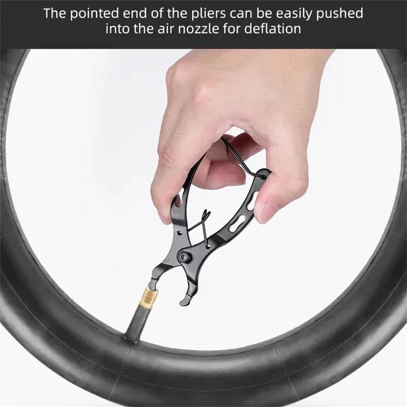 1Pc Portable Bicycle Chain Link Pliers Repair Tool Quick Release Magic Buckle Chain Squeeze Plier MTB Bicycle Upkeep Accessories