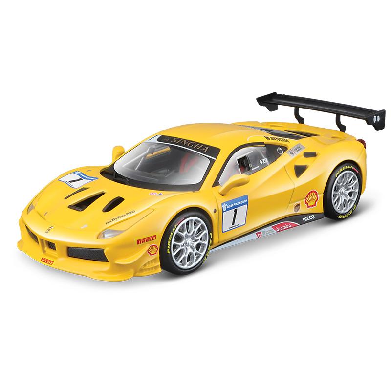 Bburago 1:43 24 HEURES DU MANS 2024 Ferrari 499P No.83 racing model simulation car model alloy car toy male collection gift