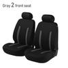 AUTO PLUS Sporty Car Seat Covers Polyester Fabric Full Set Universal Size Seat Covers Fit For SUV Truck Van Accessories Interior