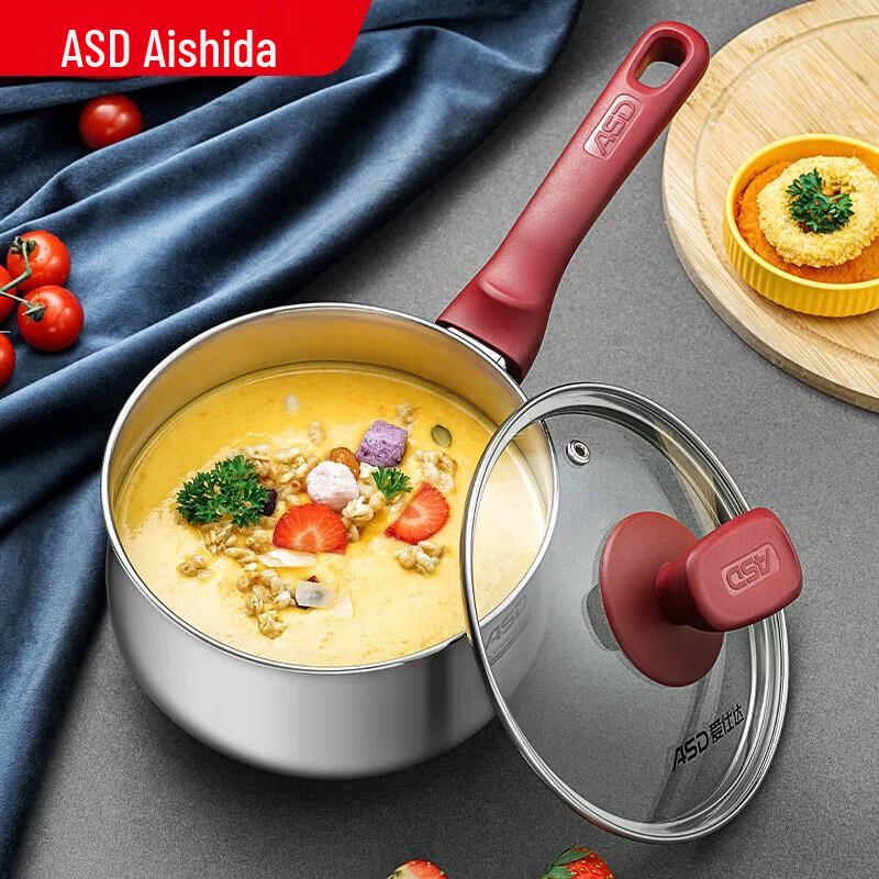 Aishida 316L Stainless Steel Composite Bottom Saucepan