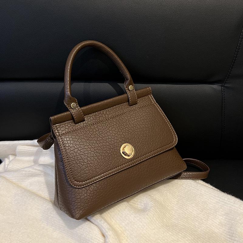 High-texture Work Commuter Women's Handbag Bag, New Popular New Fashion Niche Retro Oblique Span Bag
