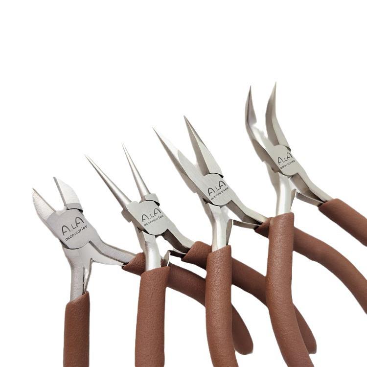 Handgefertigte Rundzange aus Kohlenstoffstahl für Schmuckherstellung und Drahtwickeln