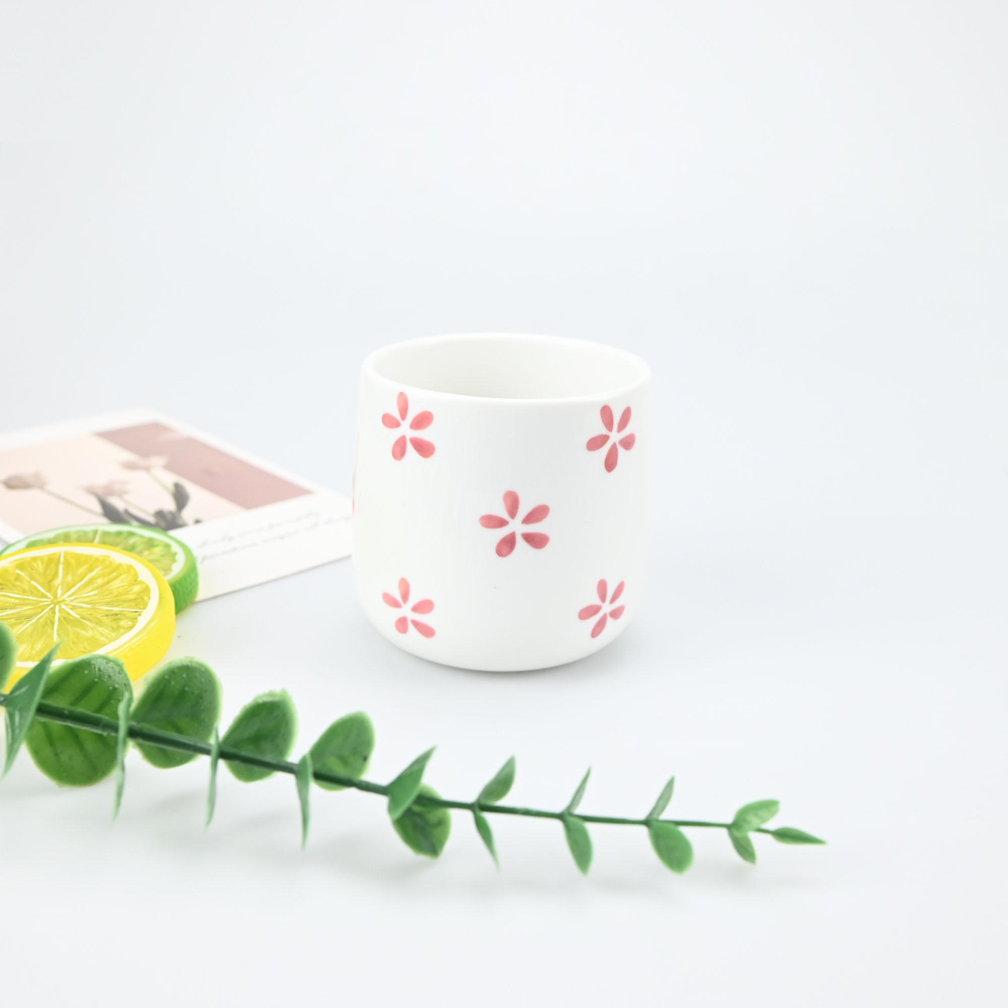 

Japanese style 120ml tea cup, specialty coffee cup, matcha cup, retro ceramic water cup