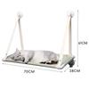 Cat Hammock for Indoor Cats Window Perch Hanging Bed with Suction Cups Balcony Sunbathing Spot Comfortable Pet Nest