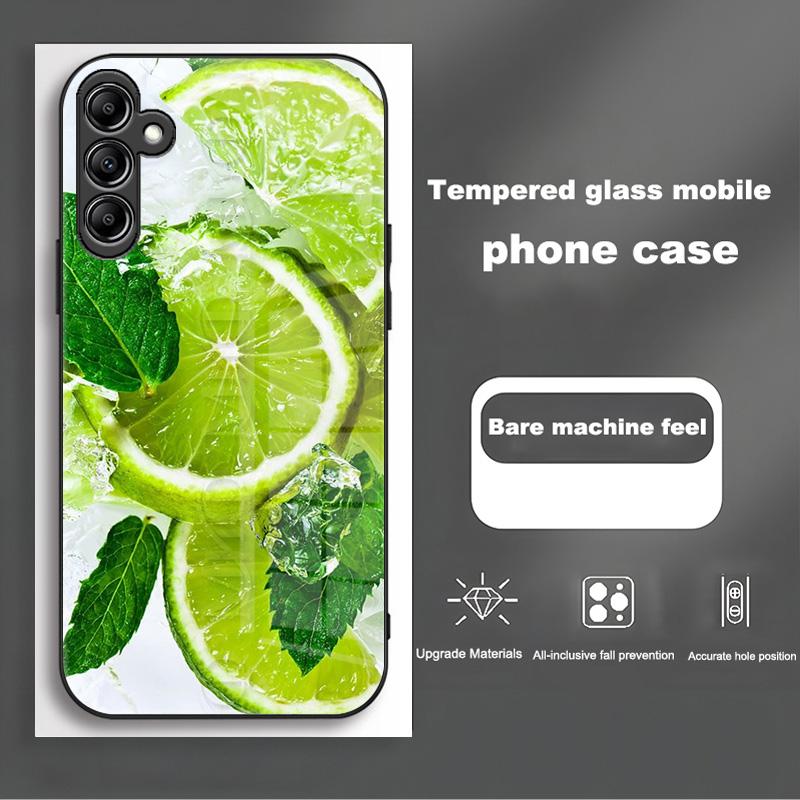 For Samsung Galaxy A56 Case SM-A566B Fashion Painted Cover Tempered Glass Case For Samsung A16 A26 A36 Galaxy A56 5G Shell Coque