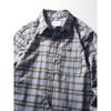Japanese-Style Retro Profile Gingham Shirt Men's Long Sleeves Spring and Autumn Coat Export Export Men's Clothing Casual Checked Shirt