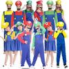 Super Mario Halloween Cosplay Costume for Kids & Parents
