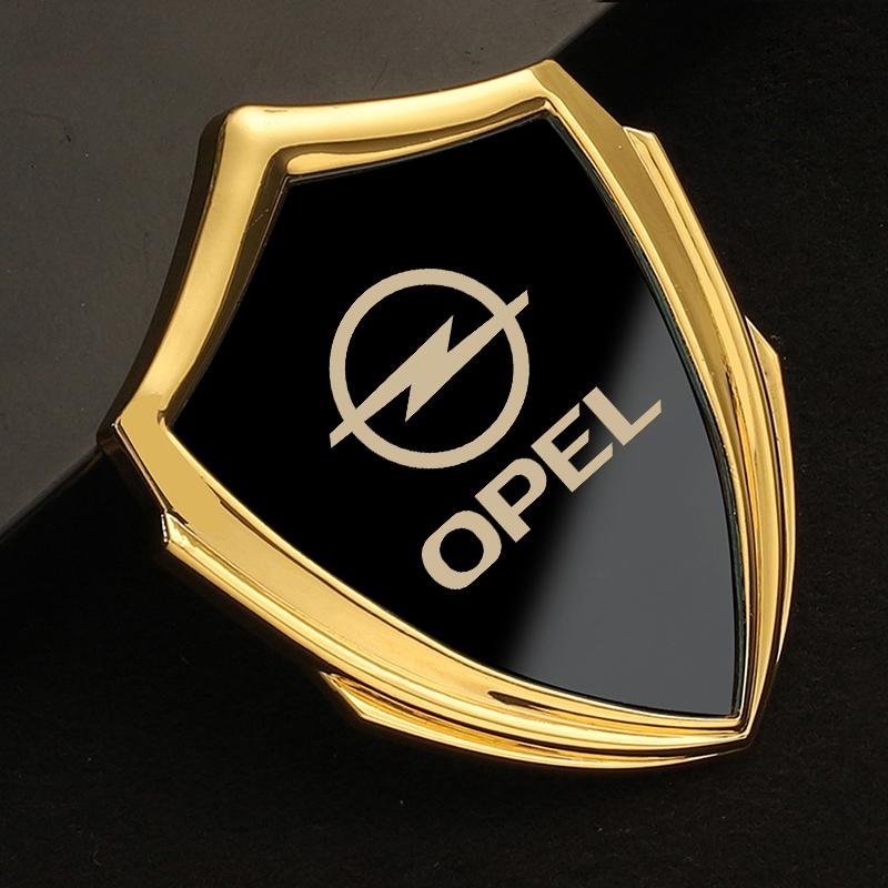 kybf4 3D Car Stickers Cool Metal Badge Car Logo Emblem Sticker Decal For opel astra j corsa d astra astra k vectra bvectra b insignia