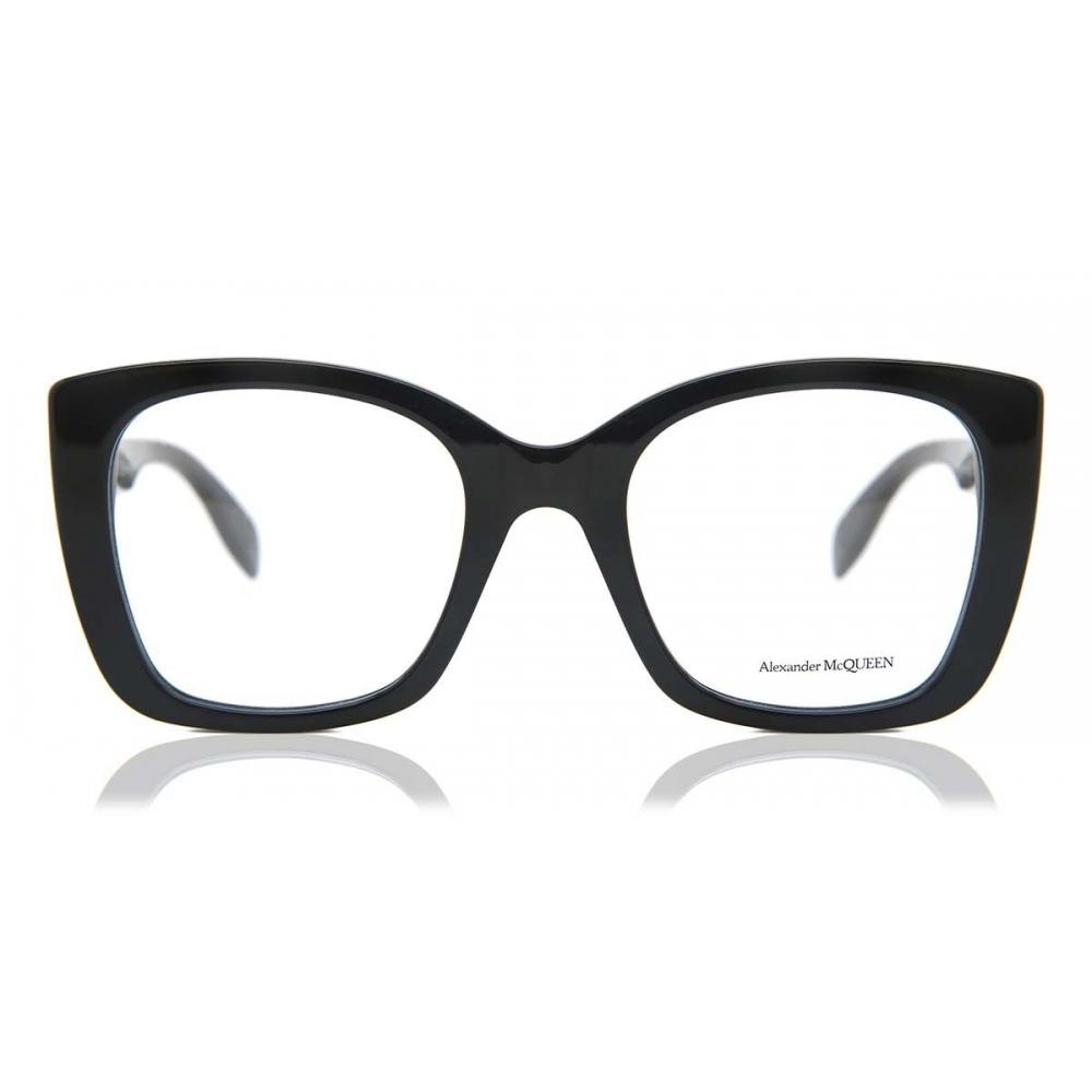 

Alexander Mcqueen Am0351o 001 Women Eyeglasses Black/52