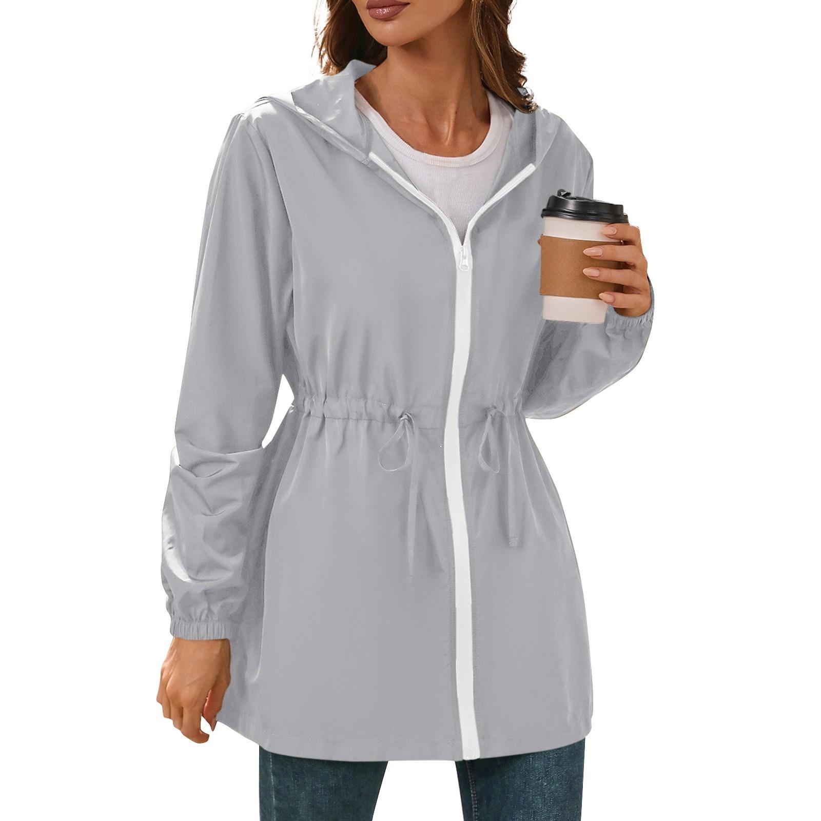 

Женская модная повседневная однотонная водонепроницаемая куртка-шорты для активного отдыха и пеших прогулок S