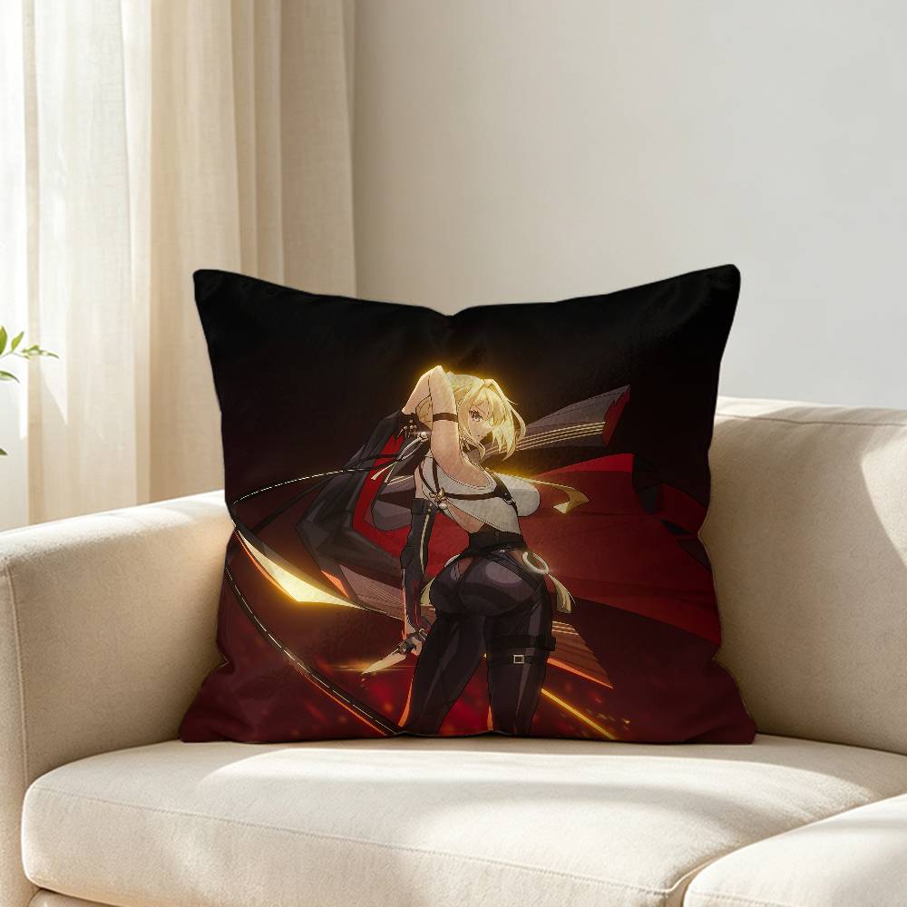 Zenless Zzz Eevelyn Custom Double Sided Print Square Pillow Cushion Cover