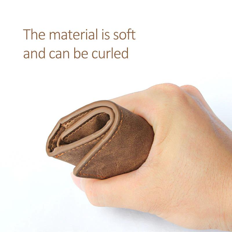 Leder Geldbörse Top Herren Münztasche Minimalistische Dünne Geldbörse Kartenetui Geldbörse Business Kurze Geldbörse für Herren Neue Mode