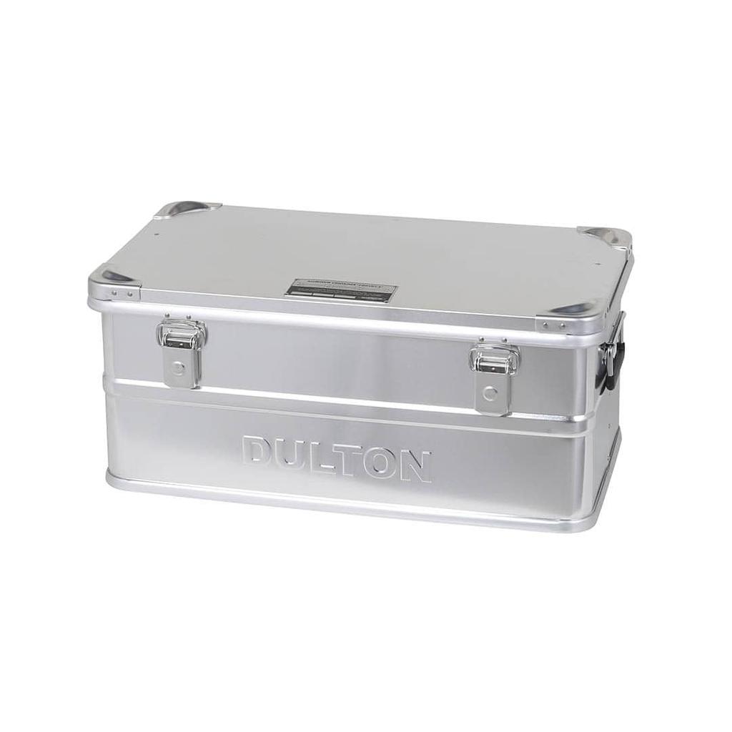 Dulton Aluminiumbehälter M Stapelbare Aufbewahrungsbox für den Außenbereich, Großer Werkzeugbehälter, Höhe, Breite, Tiefe, ALUMI RL M Griff, Camping, Tragbar, Fassungsvermögen, Box,
