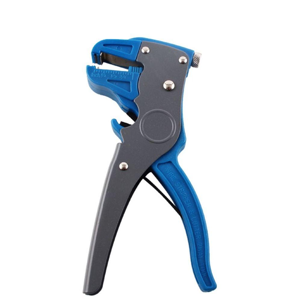 

Self Adjusting Cable Stripper Automatic Bend Nose Bolt Clipper Portable Cable Wire Repair Tool синий