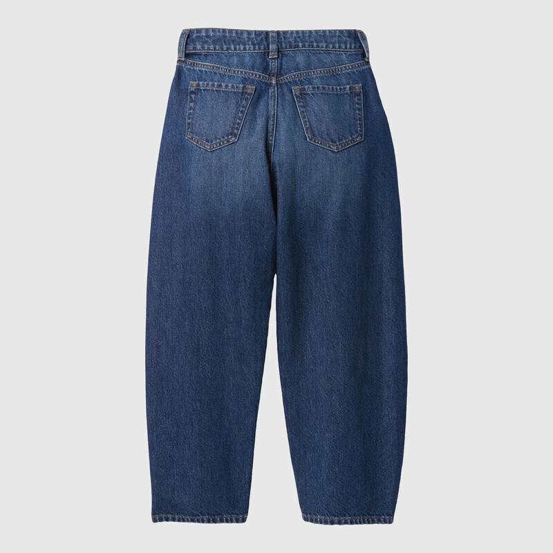 Gap Girls' Washed Curved-Leg Jeans
