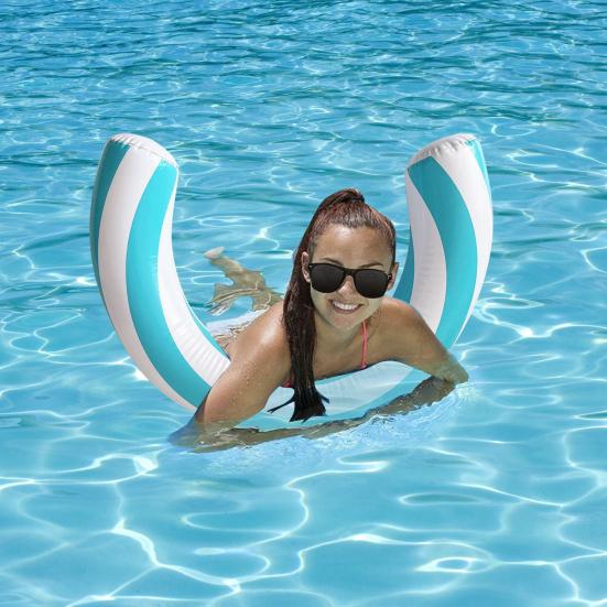 Curved Pool Noodles Inflatable Swimming Pool Noodle Summer Water Game Pool Floats for Outdoor Beach Water Fun