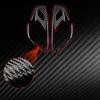 For Chevrolet Camaro 2016-24 Carbon Fiber Inner Door Handle Frame Cover Trim 2X