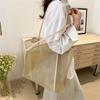 Large Capacity Handbags for Women Mesh Shoulder Bag Sand Toy Bag Seasides Bag Handmade Beach Bag Vacation Bag