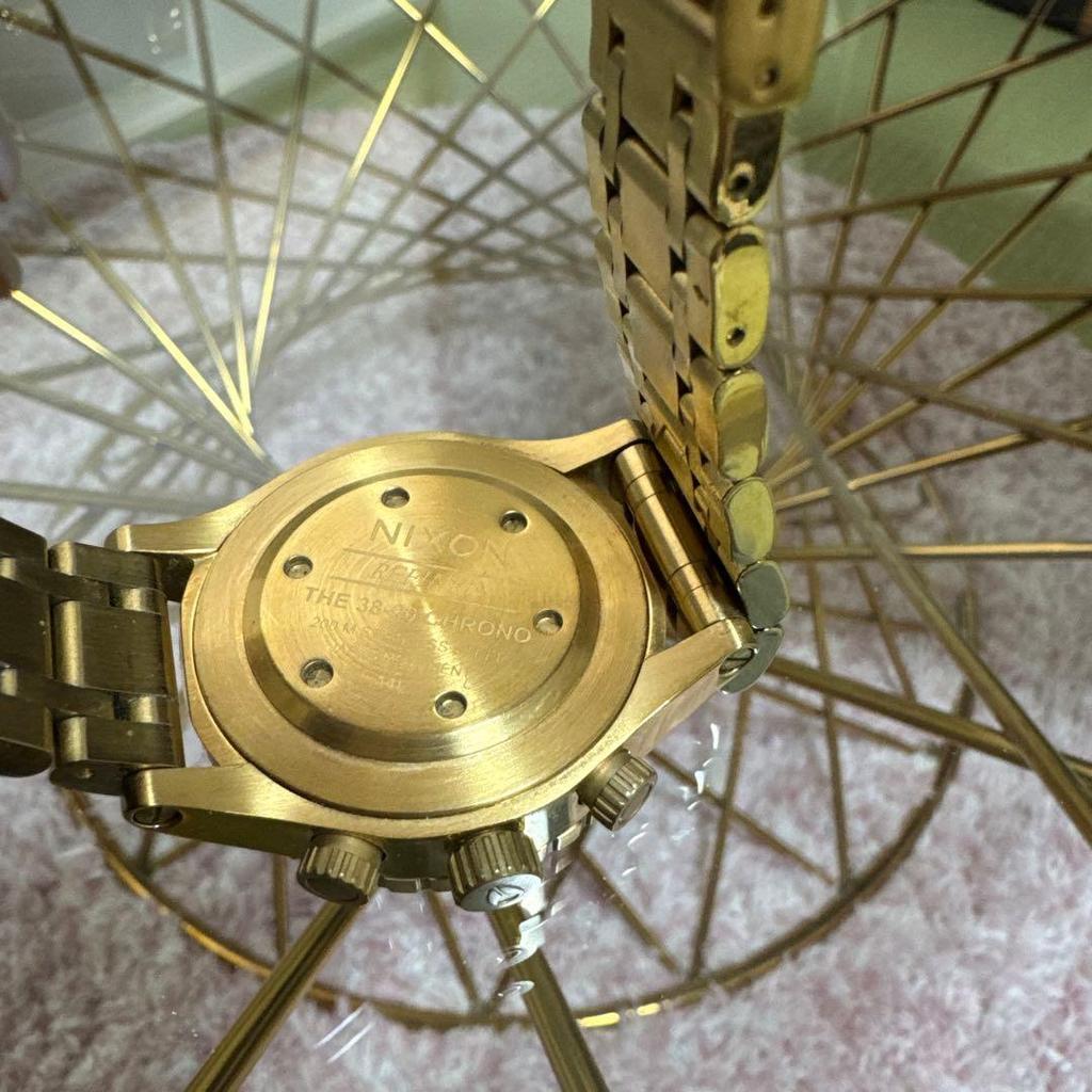 Used NIXON Watch Men's THE 38-20 A486-502 All Gold