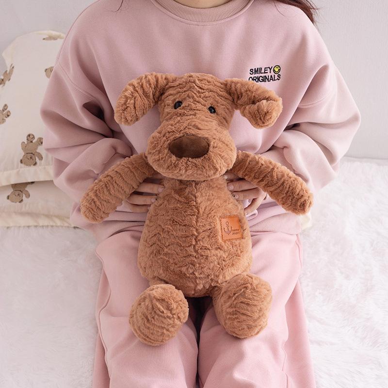 Cute Golden Retriever Border Collie Schnauzer Doll Dog Plush Toy Doll Children's Soothing Pillow Girl Gift