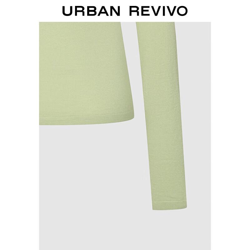 UR 2025 Autumn Women's Off-Shoulder Short Knit Top