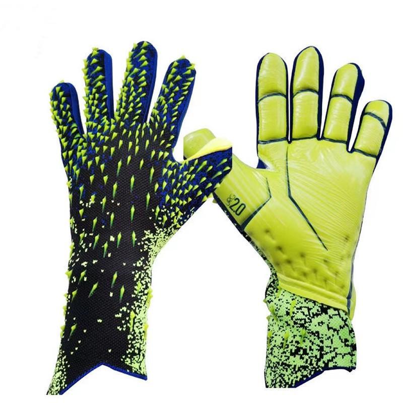 Kids Adult Goalkeeper Gloves Thickened Latex Training Breathable Protective Football Goalie