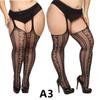 Elastic Plus Size Girls Over The Knee Thigh High Sexy Black Lace Top Silicone Anti Slip Stockings Socks For Women Xl 3Xl 4Xl 5Xl