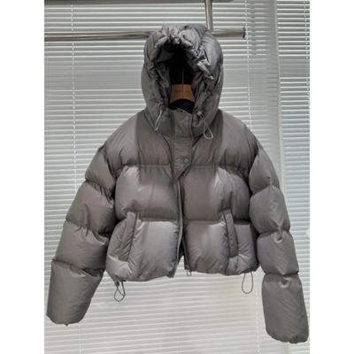 Hiver Nouveau Version Coréenne Veste Courte Thermique en Duvet pour Femmes Manteau Épaissi