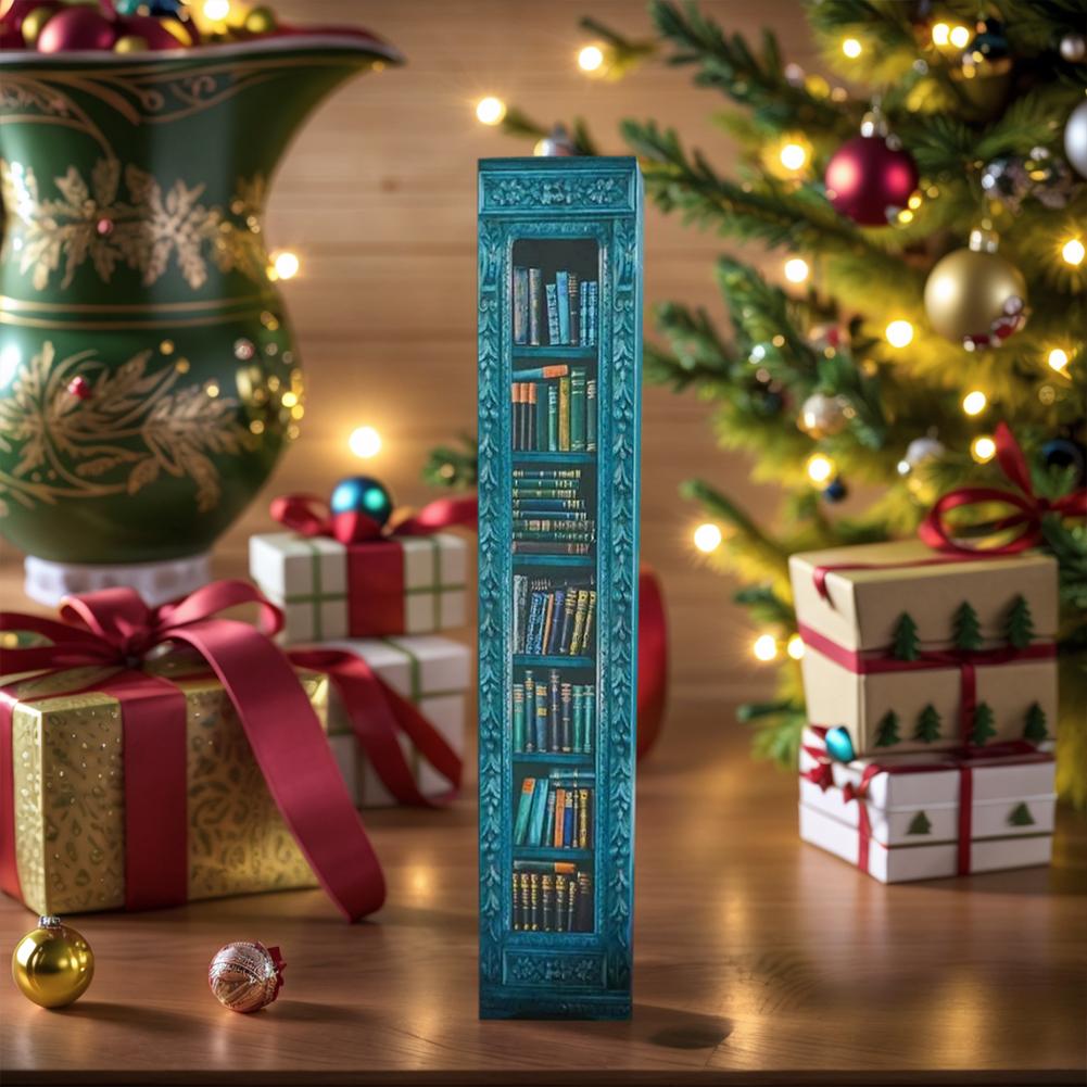 2025 Christmas Mini Book Ornament Advent Calendar Books Countdown Calendar Gift Book Enthusiasts Gift Surprise Festival Decor