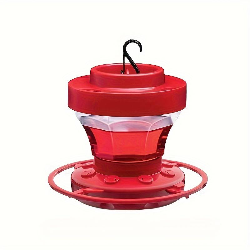 

Bird feeder with 8 hanging feeding ports, detachable hummingbird feeder, suitable for outdoor garden and courtyard bird feeders красный