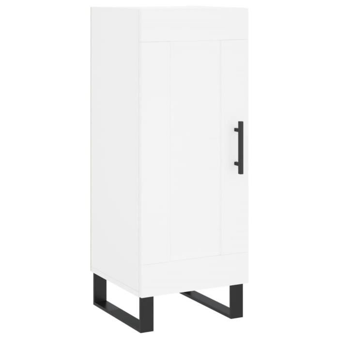 VidaXL Buffet blanc 34,5x34x90 cm bois d'ingénierie 830468