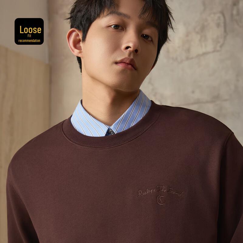 

Cabbeen Men s 340G Cotton Cosmos Design Sweatshirt L