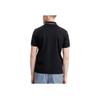 FILA SS23 Casual Knitted Short Sleeve Polo Shirt Men tops Black F11M327106FBK