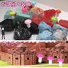 Sugarello Mini Miniature 60 Pieces In 6 Garden Landscape Mini Garden Fairy Garden Colorful Mushrooms, Terrariums, Colors, Accessories, Decoration,