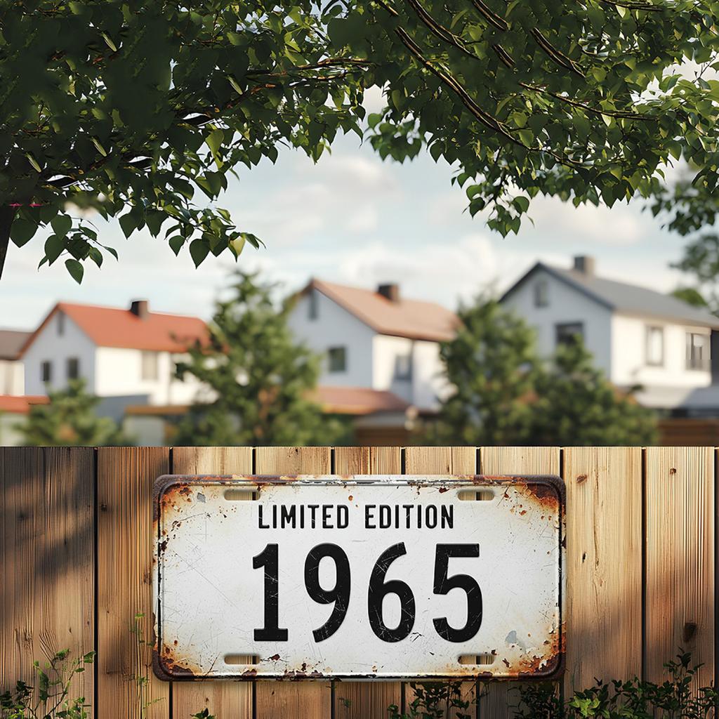 Retro Metallschild Dekorationen für Innen- und Gartenbereiche