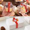 Self-Adhesive Food Retail Package Seal Stickers Handmade Long Label Handicraft Labels Cute Waterproof Tamper Evident Seal Labels