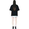We11done FW22 Letter Logo Print Round Neck Short Sleeve T-Shirt Unisex T-Shirts Black WD-TT3-22-851-U-BK