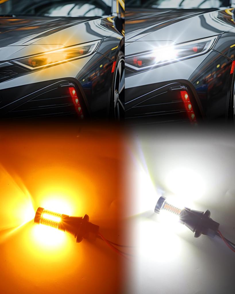 Ygmylandbb T20 Turn Signal Position Kit, 7440 LED Bulb, Fog Lamp, Turn Signal Position,