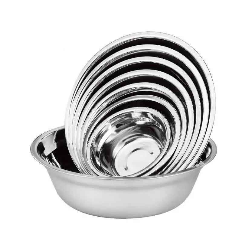 Thickened Stainless Steel Mixing & Serving Bowl
