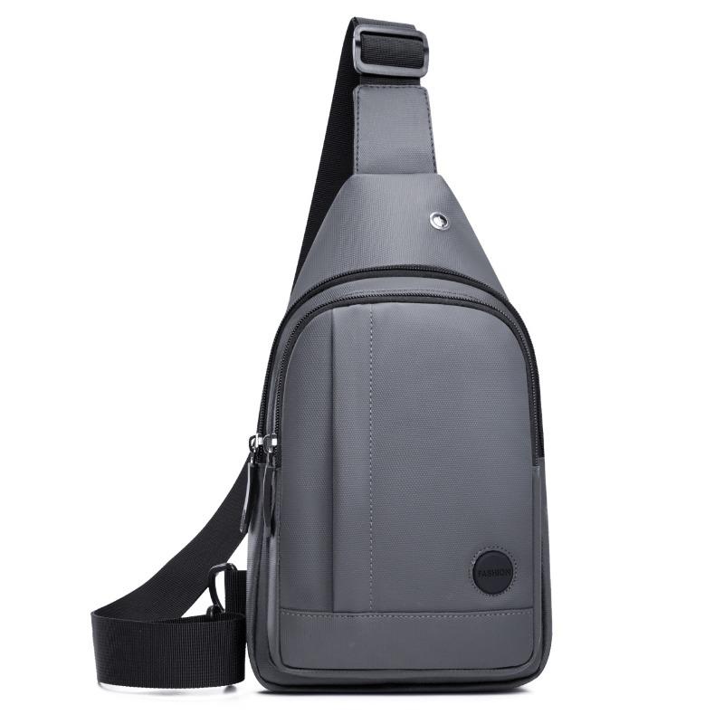 New outdoor daily breast bag niche high-end men's messenger bag fashion shoulder bag lightweight backpack tide