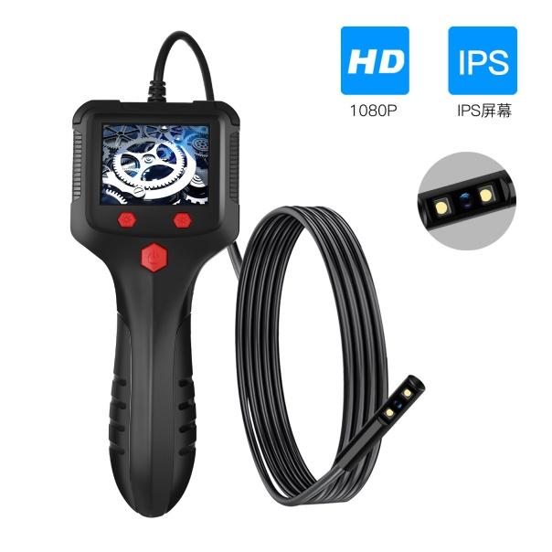 Professional Industrial HD Endoscope with 2.4Inch LCD Screen 8mm Borescope Inspection Camera Endoscope for Cars Endoscopio