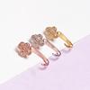 S925 Sterling Silver Jade Gold Safety Buckle Clip - Small DIY Pendant Clasp, Free Shipping