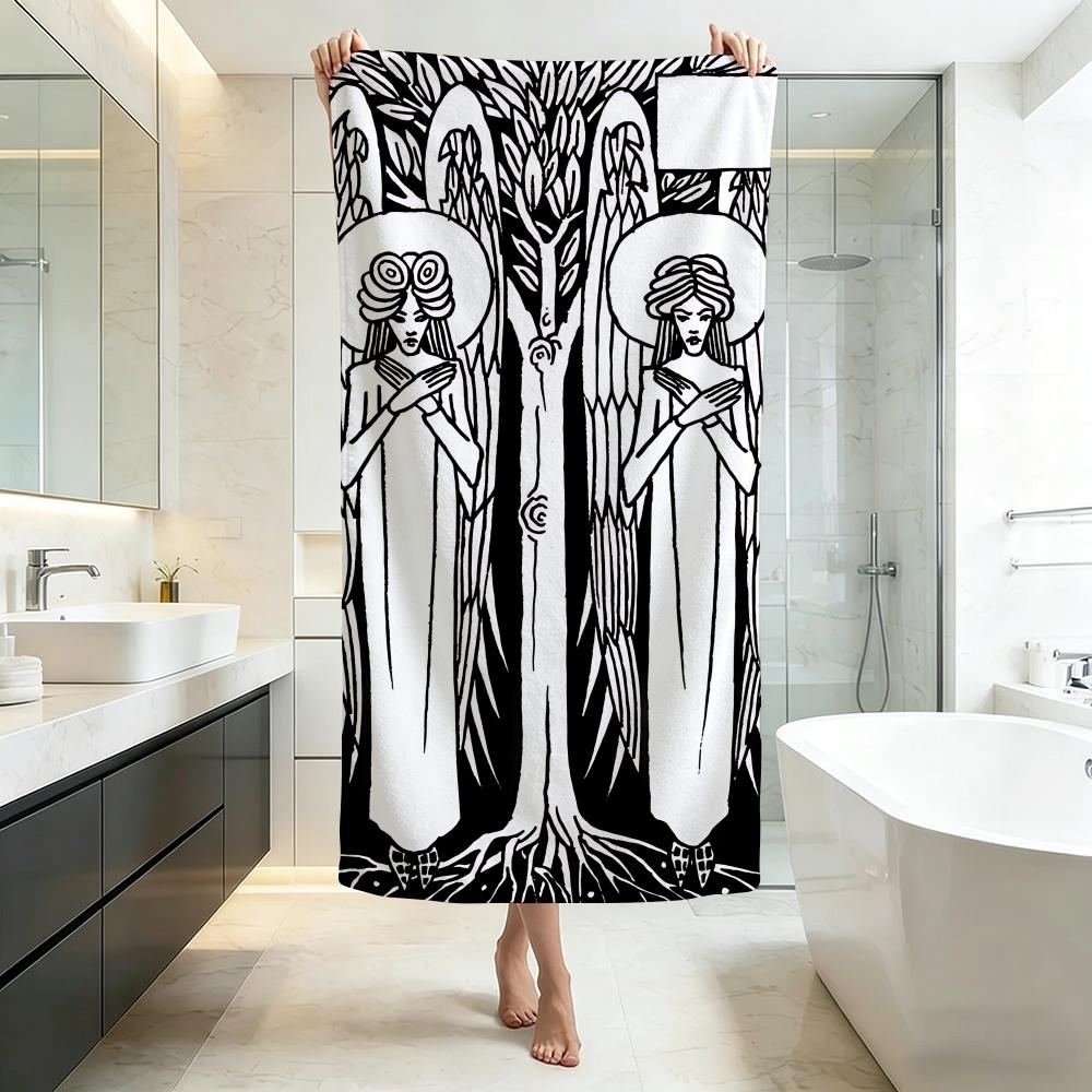 Elegant A-Aubrey BeardsleyS Towel Five-Star Hotel Quality Eco-Friendly Ultra Soft Thick Towels & Beach Towels