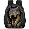 Dinosaur Rex Backpack, 15-Inch Single-Layer Student Double-Layer Large-Capacity Backpack